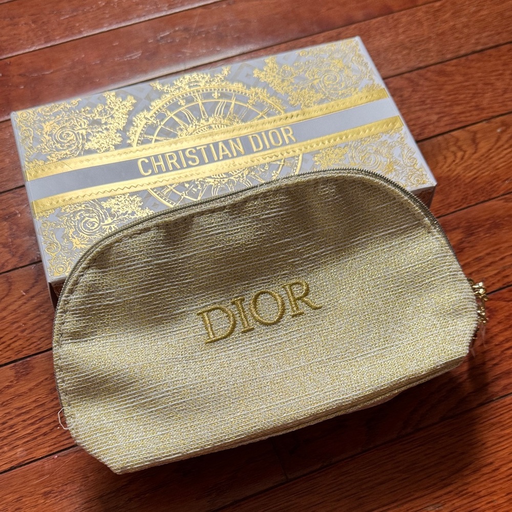 Christian Dior Luxurious Gold Pouch